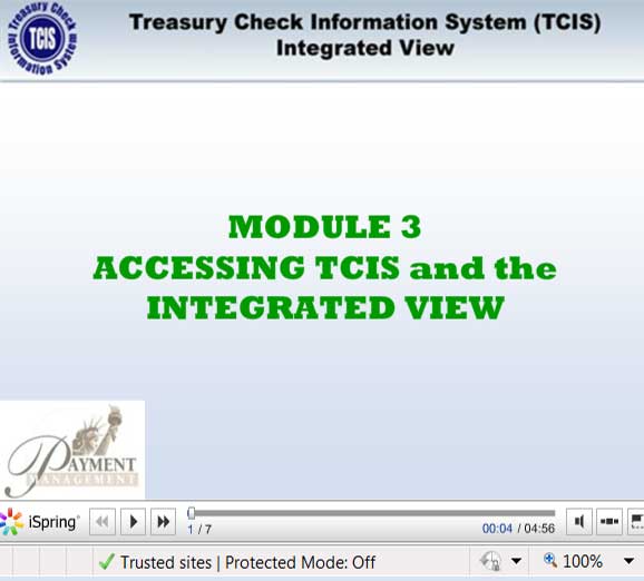 Play video Accessing TCIS Integrated View